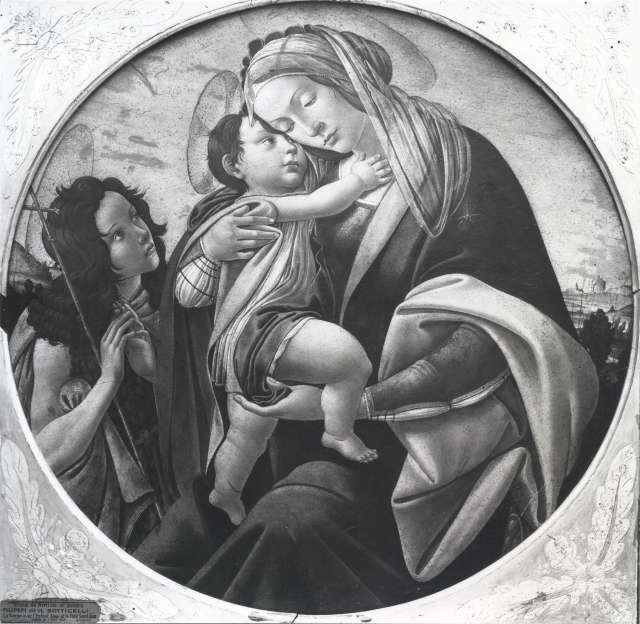 O' Sughrue, Claude — Filipepi Alessandro - bottega - sec. XV - Madonna con Bambino e san Giovannino — insieme